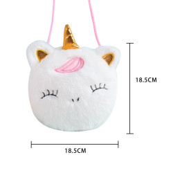 Dětská kabelka bílý Jednorožec | Unicorn rozměry
