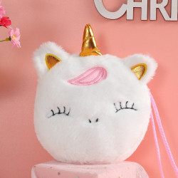 Dětská kabelka bílý Jednorožec | Unicorn 19 cm