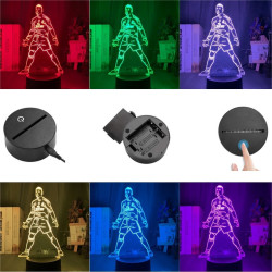 3D LED Cristiano Ronaldo pro fotbalisty