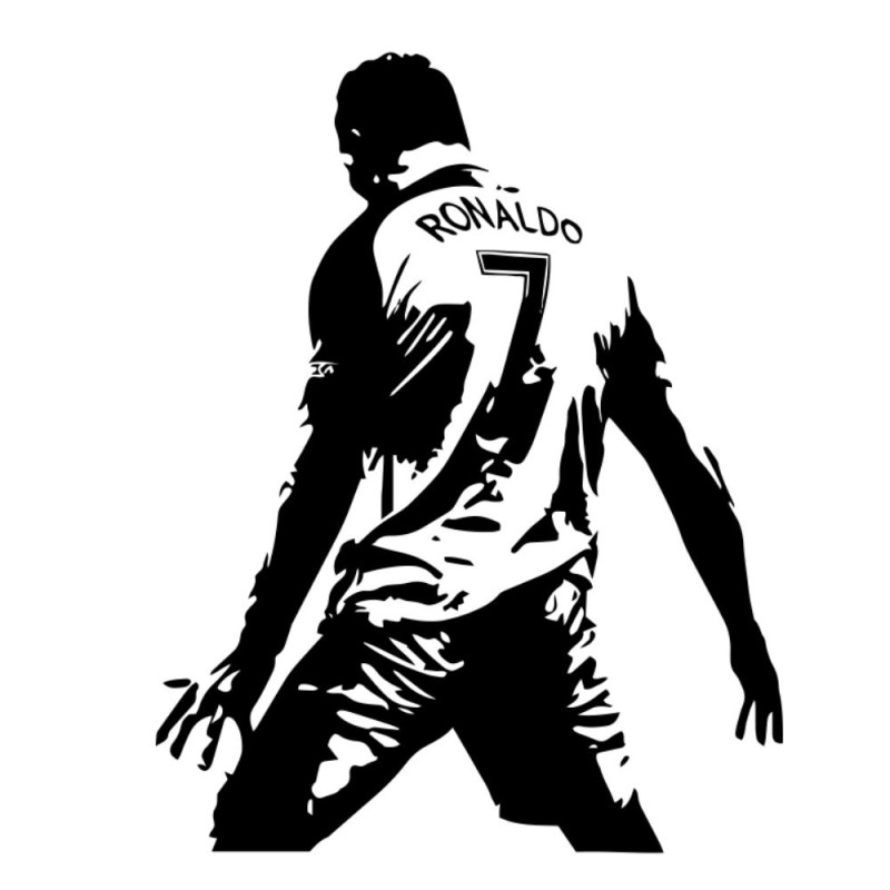 Samolepka na zeď fotbalista Cristiano Ronaldo