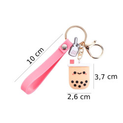 Přívěsek na klíče Bubble Tea rozměry
