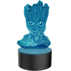 3D LED Lampička Groot