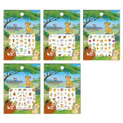 Nálepky na nehty Lví Král 5 sad