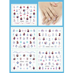 Nálepky na nehty Ledové Království | Frozen 5 sad
