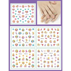 Nálepky na nehty Locika | Na Vlásku 5 sad