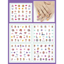 Nálepky na nehty Sofie První 5 sad