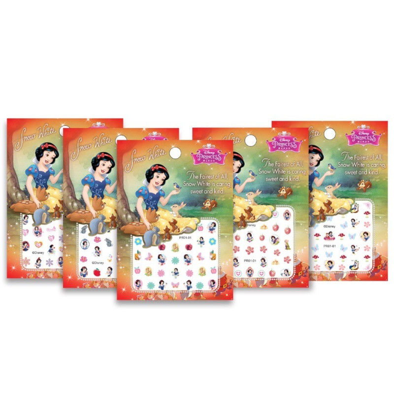 Nálepky na nehty Sněhurka 5 sad