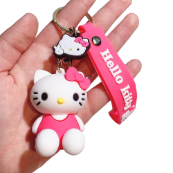 Přívěsek na klíče Hello Kitty růžový