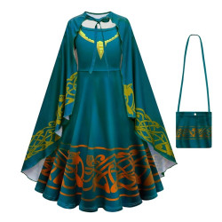 Dětské dívčí šaty Merida Rebelka a doplňky 110 - 130