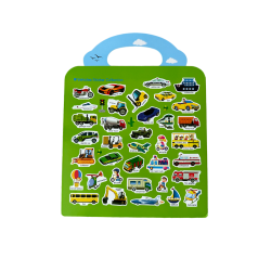 Znovupoužitelné samolepky pro děti Vehicles