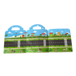 Znovupoužitelné samolepky pro děti Vehicles