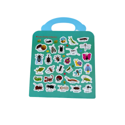 Znovupoužitelné samolepky pro děti Insects