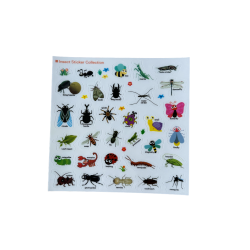 Znovu použitelné samolepky pro děti Insects