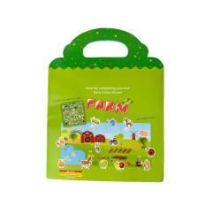 Znovupoužitelné samolepky pro děti Farm
