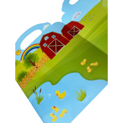 Znovupoužitelné samolepky pro děti Farm