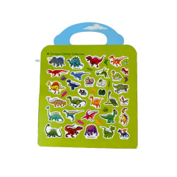 Znovupoužitelné samolepky pro děti Dinosaurs