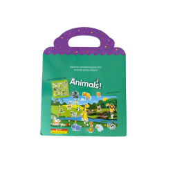 Znovupoužitelné samolepky pro děti Animals