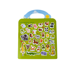 Znovupoužitelné samolepky pro děti Animals