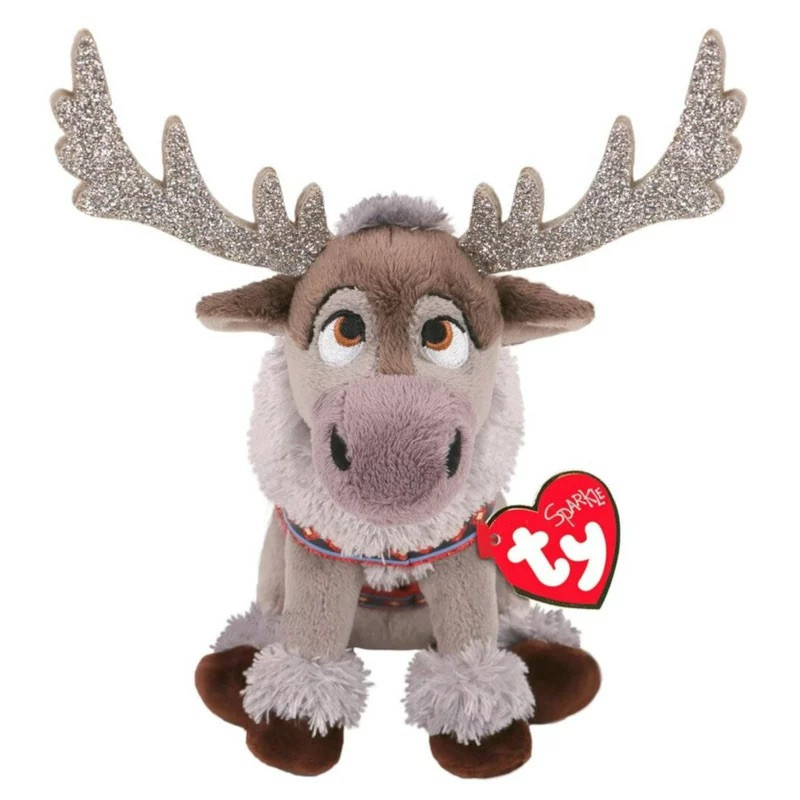 Plyšák sob Sven Ledové Království se zvukem a poutkem 13 cm