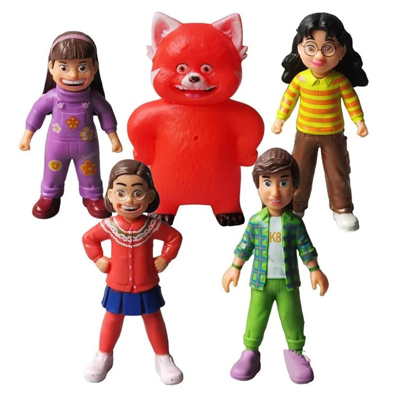 Figurky Proměna | Turning Red 6 ks