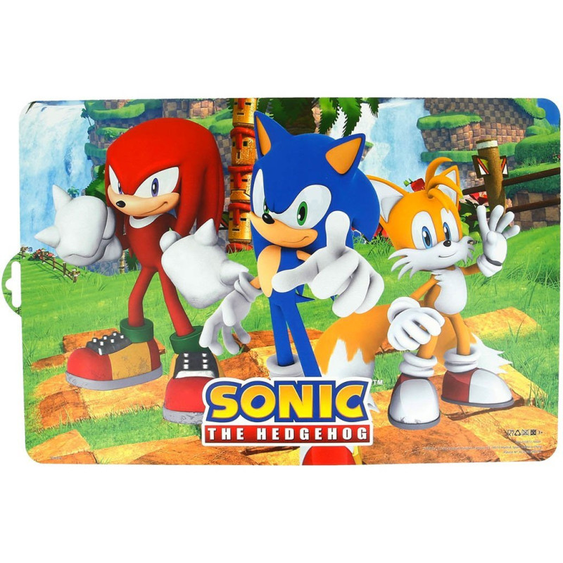 Jídelní Podložka Ježek Sonic | Miles | Knuckles 43x28 cm