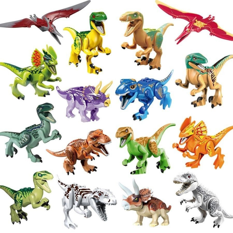 Figurky Jurský Svět Dinosauři k LEGO 16 ks