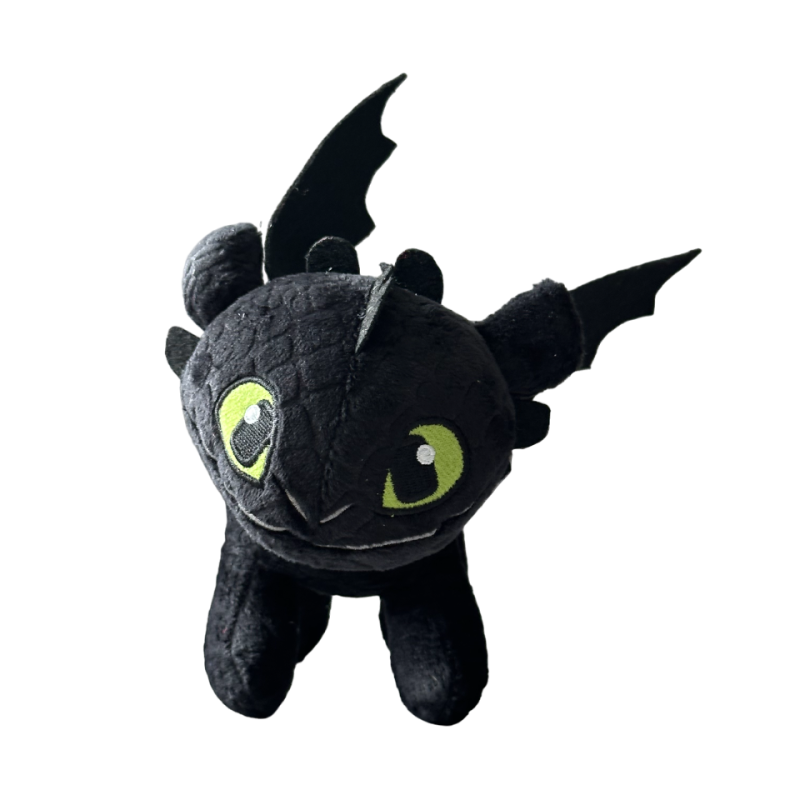 Plyšák Černá Bezzubka glitter Jak Vycvičit Draka 26 cm