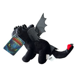 Plyšák Černá Bezzubka glitter Jak Vycvičit Draka 26 cm