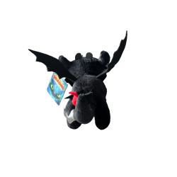 Plyšák Černá Bezzubka glitter Jak Vycvičit Draka 26 cm