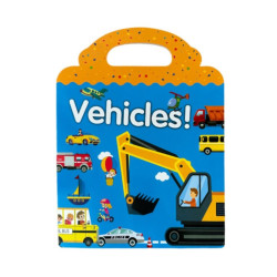 Znovupoužitelné samolepky pro děti Vehicles