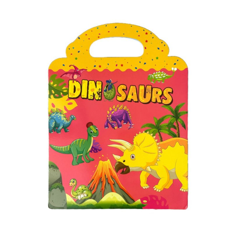 Znovupoužitelné samolepky pro děti Dinosaurs