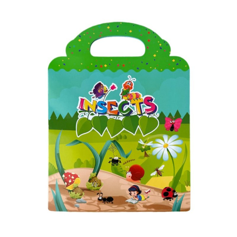Znovupoužitelné samolepky pro děti Insects