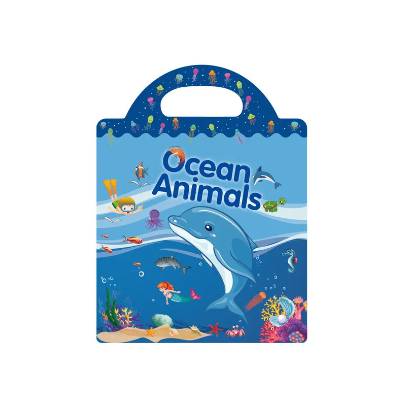 Znovupoužitelné samolepky pro děti Ocean Animals
