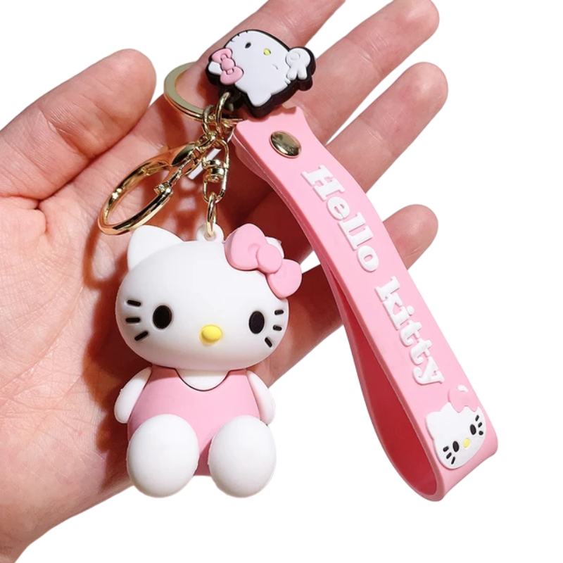 Přívěsek na klíče Hello Kitty růžový