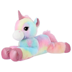 Plyšák ležící Jednorožec | Unicorn 45 cm