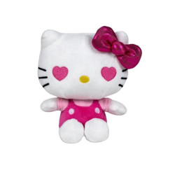 Růžová - Plyšák Hello Kitty 50. výročí 37 cm