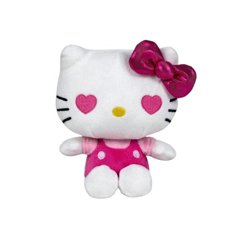 Růžová - Plyšák Hello Kitty 50. výročí 37 cm