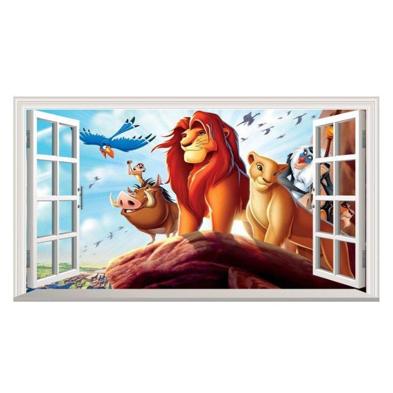 Samolepka na zeď Lví Král