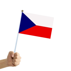 SET Česká vlajka ČR 21x14 cm | CZ 5 ks