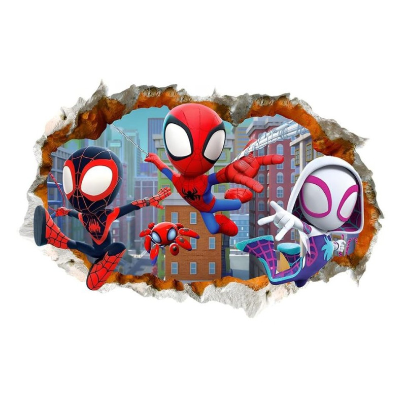 Samolepka na zeď Spidey | Ghost | Miles Morales