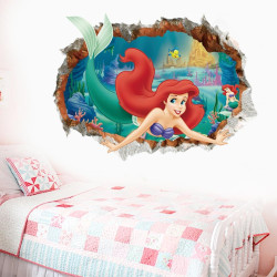 Samolepka na zeď Ariel Malá Mořská Víla