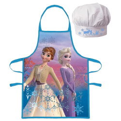 Dětská zástěra s kuchařskou čepicí Ledové Království | Frozen Elsa a Anna