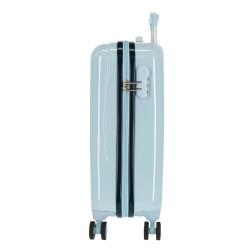 Krásný světle modrý cestovní kabinový kufr Frozen s kolečky