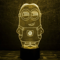 3D LED Lampička Mimoni | Já padouch