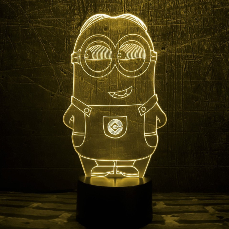 3D LED Lampička Mimoni | Já padouch