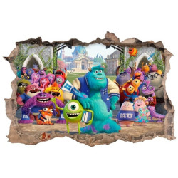 Samolepka na zeď Příšerky s.r.o. 50x70 cm