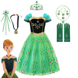 Dětské dívčí šaty Anna Ledové Království a doplňky 110 - 130