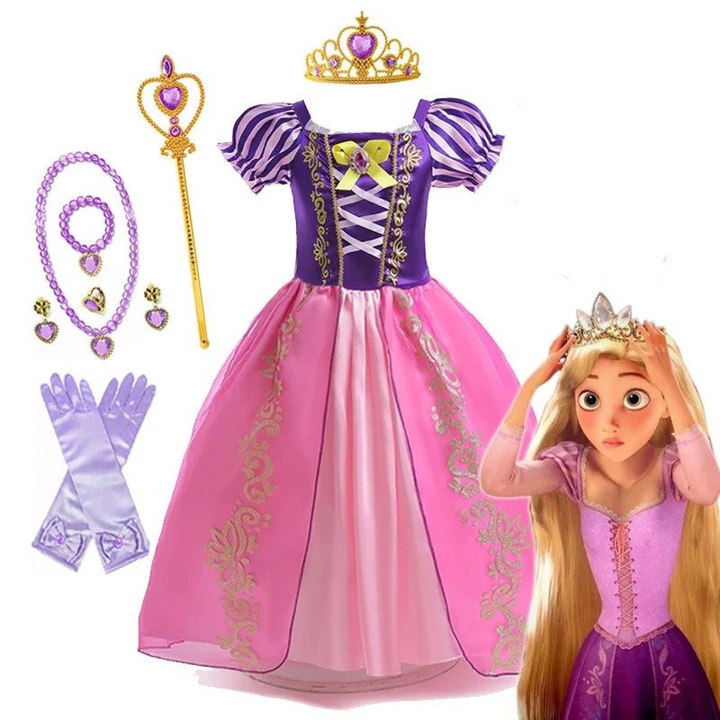 Dětské dívčí šaty Locika Na Vlásku a doplňky 120 - 140