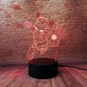 Lampička postavy Iron Man na noční stolek