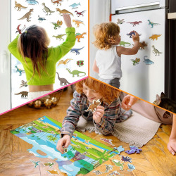 Znovupoužitelné samolepky pro děti Dinosaurs II